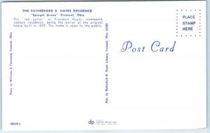 B-106706 Red Parlor Rutherford B Hayes Residence Spiegel Grove Fremont Ohio USA
