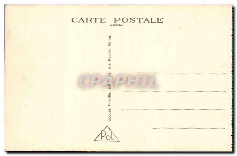 Pompelle - Les Fosses and entrance to the Fort - Old Postcard