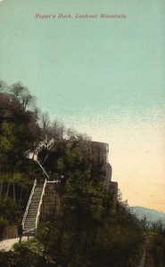 Vintage Postcard Roper's Rock Lookout Mountain Chattanooga Tennessee TN