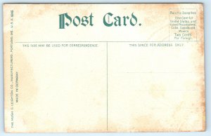 Danbury Connecticut CT Terrace Place Bell Tower Postcard