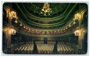 c1960's Juarez Theatre Interior Pits Guanajuato Gto. Mexico Postcard
