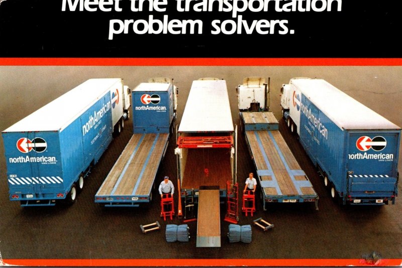 Advertising Semi Trucks North American Van Lines 2001