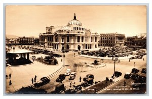 RPPC Palacio de Bellas Artes Art Museum Mexico City Mexico UNP Postcard H21