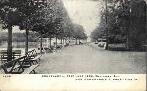 Birmingham Alabama AL East Lake Park Promenade c1910 Vintage Postcard