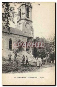 Old Postcard Haute Alsace St Leger Church