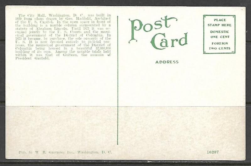 Washington DC - City Hall - [DC-035]