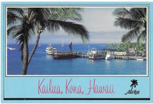 Kailua Pier on Kailua Bay Kona Hawaii 4 by 6