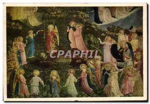 Old Postcard Angioli E Beati Beato Angelico Museo Marco S Firenze