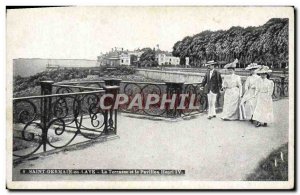 Postcard Old Saint Germain En Laye The Terrace And The Pavillon Henri IV