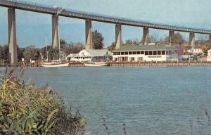 Chesapeake City Maryland Schaefers Canal House Waterfront Postcard K101689