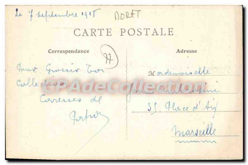 Old Postcard The Big Tower Dungeon Or Of Moret In Gatineau