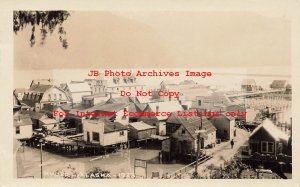 AK, Hyder, Alaska, RPPC, Town View, Docks, 1923, Photo