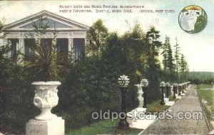 Ranier Vista and Music Pavilion 1909 Alaska - Yukon Pacific Exposition Seattl...