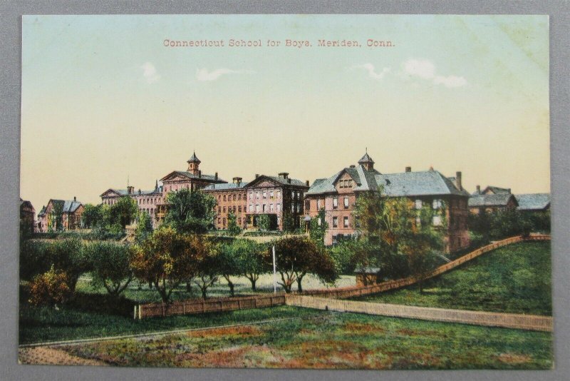 Connecticut School For Boys, Meriden CT Early UDB Postcard (#6828)