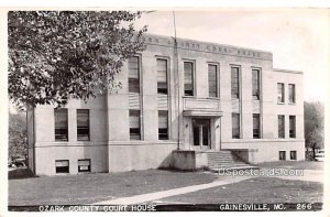 Ozark County Court House - Gainesville, Missouri MO Postcard