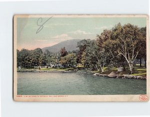 Q-04729 A Bit of Shore Kattskill Bay Lake George New York USA