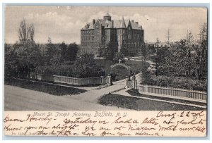 1903 View Of Mount St. Joseph Academy Entrance Buffalo New York NY Postcard