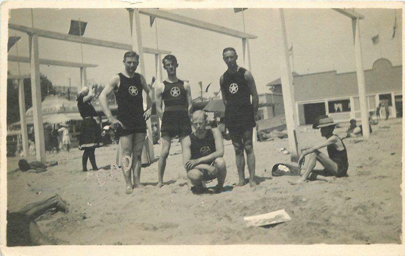 Beach Boys California C-1915 RPPC Photo Postcard Real photo 11704