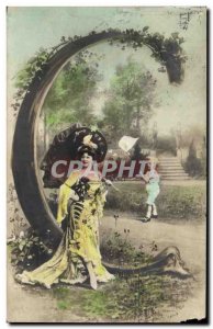 Old Postcard Fantaisie Letters Letter C