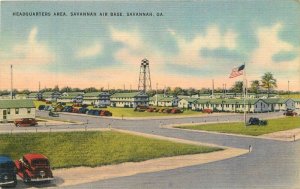 Georgia Savannah Headquarters Airbase Coastal News Postcard Colorpicture 22-9797