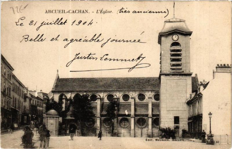 CPA ARCEUIL CACHAN L'Eglise (600124)