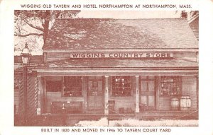 Wiggins Old Tavern and Hotel Northampton Tavern Court Yard in 1946. An Inn of...