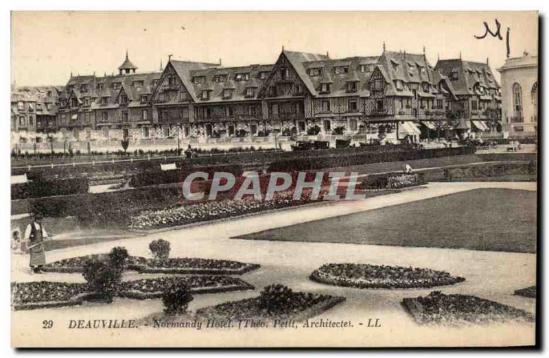 Deauville - Normandy Hotel - Old Postcard