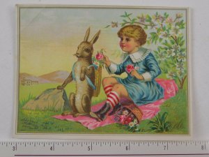 CH Ripper Candy Store Confectionery Easter Anthropomorphic Brown Rabbit Girl F58