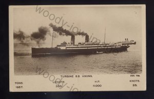 f2212 - Isle of Man Ferry - Viking , built 1905 - postcard