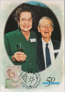 Stamp Postcard - First Day of Issue, 50 Years of Charity, Australia  Ref.RR15710