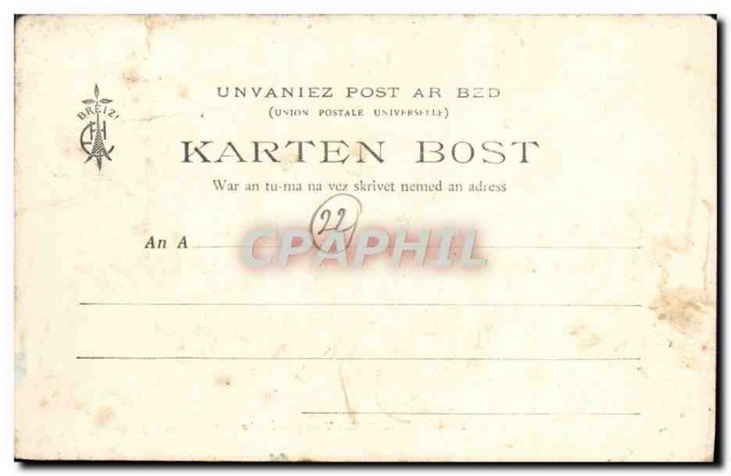 Postcard Old Lamballe Vue Generale