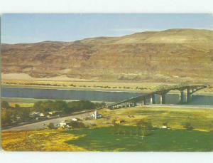 Unused Pre-1980 BRIDGE SCENE Vantage Washington WA HQ9166