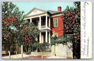Charleston South Carolina~Pringle House~Georgian Architecture~c1910 Postcard