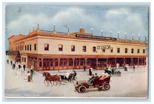 c1910 Henderson's Restaurant and Music Hall, Coney Island Brooklyn NY Postcard 