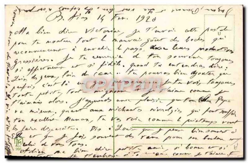 Old Postcard Gymnastics Rings