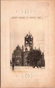 Postcard Court House in La Porte, Indiana