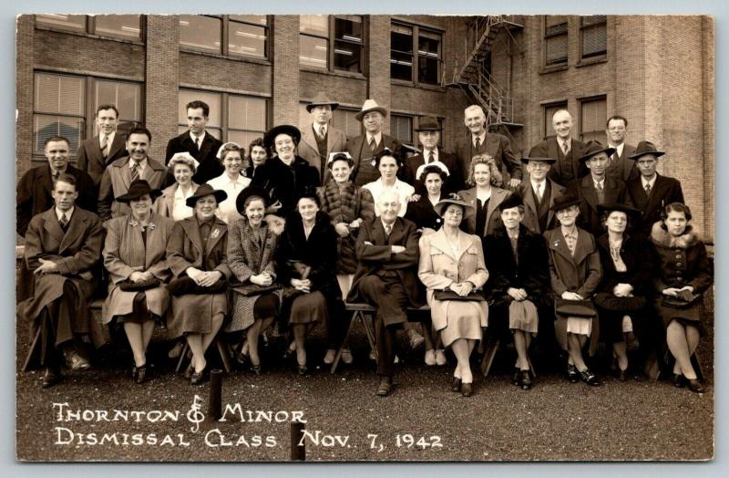 Kansas City MissouriThornton & Minor HospitalDismissal ClassNov 7 1942 RPPC