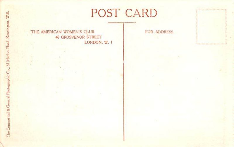 Entrance Hall, American Women's Club London United Kingdom, Great Britain, En...