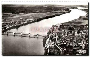 Postcard Modern Jargeau The bridge over the Loire