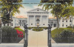Little Rock Arkansas~Arkansas War Memorial~Old State Capitol~Iron Fence~1946 Pc