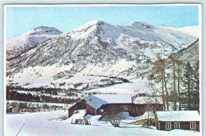 NORWAY ~ View from the Road MOLDE-KRISTIANSUND Snowy Winter  4x6 Postcard