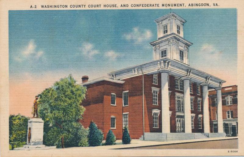 Washington County Court House - Abingdon VA, Virginia - Linen