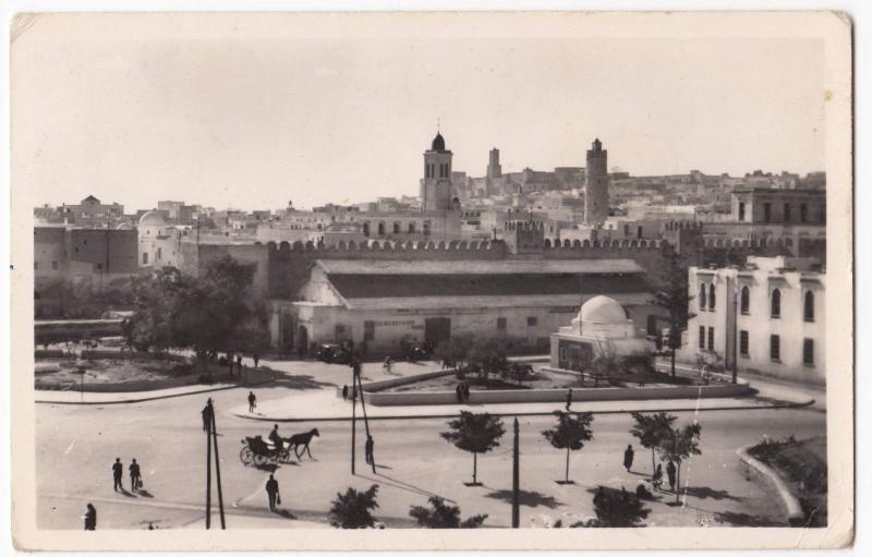 Tunisia; Sousse, General View Of Centre RP PPC Posted c 1960's 