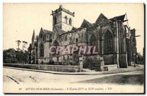 Old Postcard Dives sur Mer The Church
