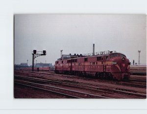 Postcard - Pennsylvania Railroad's Passenger Units, Chicago's Passenger Yard, IL