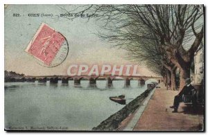 Old Postcard Gien Loiret Bords de Loire