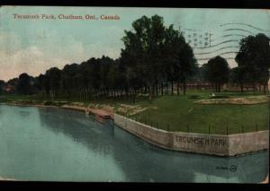 Detroit MI Station C to Durango CO Tecumseh Park Ontario Vintage Postcard B05