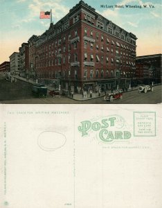 WHEELING W.VA McLURE HOTEL ANTIQUE POSTCARD