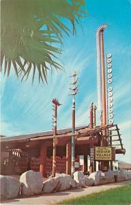Vintage Postcard Smith Bros. Indian Village Restaurant 4020 PCH Torrance CA
