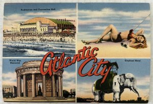 Atlantic City New Jersey 18 Postcards Souvenir Folder